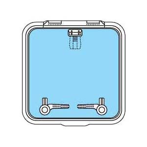 Lewmar Ocean Hatch - Size 44 Flat Base - 437 x 437mm Cut out - CE Approved (170122)