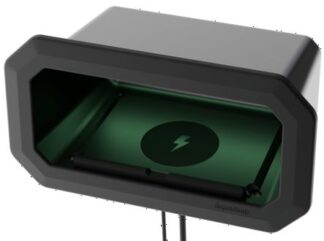 AquaAmp Wireless Charger - 12V Magnetic Cubby Tray 15W - Waterproof IPX7 (RWBG12808)