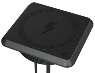 AquaAmp Wireless Charger - 12V Magnetic Square Surface Mount 25W - Waterproof IPX7 (RWBG12811)