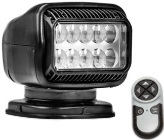 GOLIGHT GT LED Wireless Remote Control Searchlight - BLACK 12 Volt - 3.7 Amp - Wireless Remote Panel - 544,000 Candela (123358)