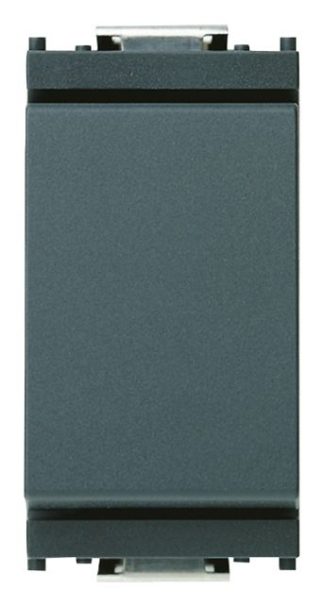 Vimar Idea - One Way Switch - 1 Pole 10 Amp 250 Volt - OFF/ON - Grey - 1 Module - Suits Rondo and Classica Cover Plates (16000)