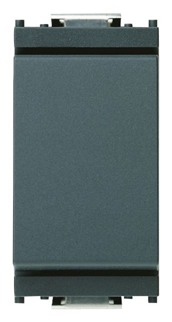 Vimar Idea - One Way Switch - 1 Pole 10 Amp 250 Volt - OFF/ON - Grey - 1 Module - Suits Rondo and Classica Cover Plates (16000)