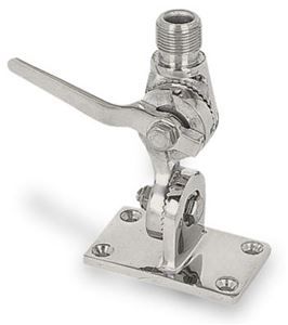 Shakespeare Ratchet Mount - Stainless Steel - 4 Way Action with Fast Release - Slot for Cable Feed (SP4187 - HD) 119352