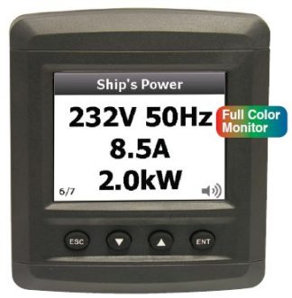 BEP Marinco Digital 240Volts AC System Monitor - Surface Mount - 113418 - ACSM (SUR 80-600-0023)