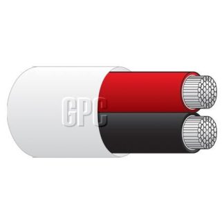 4mm Twin 2-Core - Twin Sheath - Tinned Copper Wire - 50m Roll (SUR TRI MWS22603-WH-50)