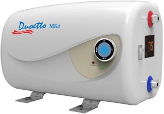 NEW Duoetto Mk2 10Lt Hot Water Heater - Dual Element 12 Volt DC and 240 Volt AC Electric - Suit Boats, Caravans, Motorhomes, RV's, Food Trucks, Horse Boxes (Duoetto)