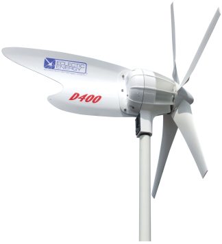 Eclectic Energy D400 Wind Generator 12 Volt - Vitually Silent and Vibration Free (D400-12V)