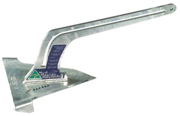 Lone Star Marine Mud Magnet Max 22kg Galvanised Anchor - Suits Most Boats to 16m (MMX-6)