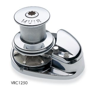 Muir Storm VRC1250 Vertical Stainless Steel Anchor Winch With Capstan +MOS - 12V 1000W Motor - Suits 8mm SL Chain and 14mm Rope (F101103)