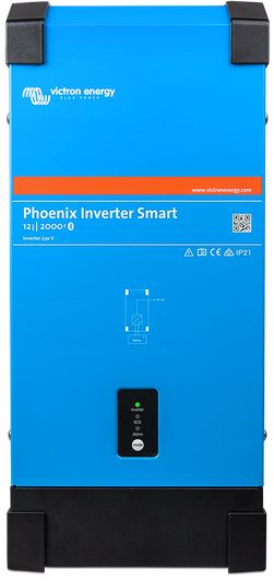 Victron Phoenix Smart Inverter - 12V -1600VA (1300W) 230VAC - Bluetooth Monitoring (PIN122161000)