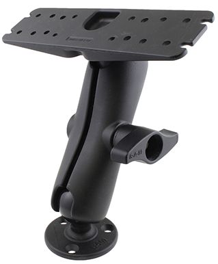 Ram Marine Electronics Mounting Bracket - Heavy Duty Long Arm (220mm)  Suits 9 - 12 Inch For Chart or Depth Sounder Display Units RAM D-111U (109020)