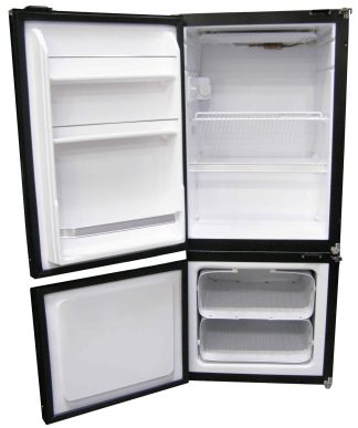 Nova Kool RFU6209 12-24 Volt - 151L - Upright Marine Fridge/Freezer - Danfoss BD50F Compressor - Suitable for Boats, Caravans, Motorhomes and RVs (RFU6209)