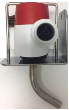 Rule - Stainless Bracket with Pick-Up Tube - Suits Rule 360 and Rule 500 Round Pumps (Old and New Versions) - Ideal for Live bait pumps (RWB3618)