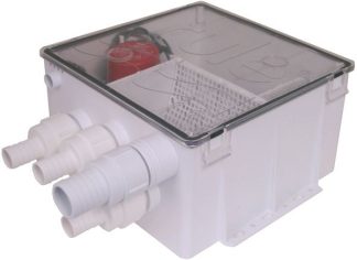 Rule 800 GPH Shower Sump Drain Kit - 12 Volt - 130 H x 240 W x 230 L (mm) (RWB830)