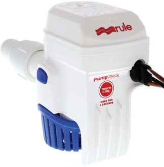 Rule-Mate 800 GPH Submersible Automatic Bilge Pump - With Built In Water Sensor - 12 Volt - 3.0 Amp - Suits 20mm Hose (RWB824)