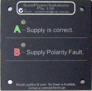 Sure Power 240 Volt Shore Power Reverse Polarity Indicator Remote LED Panel (Safe Remote)