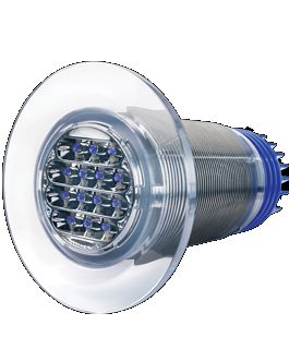 Aqualuma 18 Series Gen 4 LED Underwater Light - BLUE - Thru-Hull (AQL18BG4)