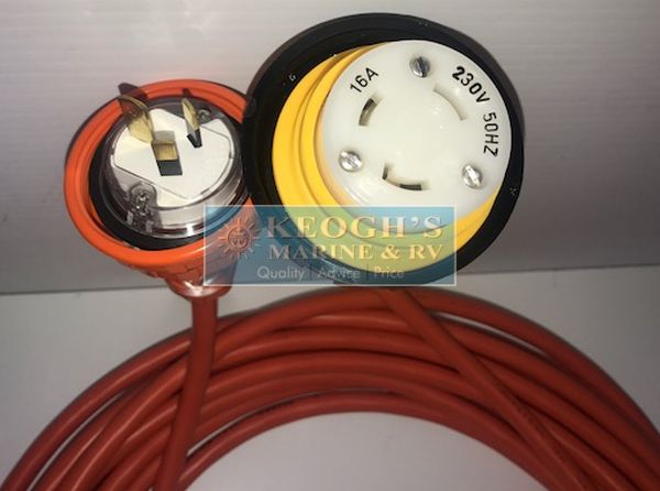 Shore Power Lead - 240 Volt AC - 16 Amp x 20 Meter - Heavy Duty Marine Quality Tinned Cable (SUR SPL15A4) - Image 3