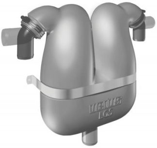 VETUS Gas-Water Separator - 40mm Rotating Connections - 38mm Drain (LGS4038)