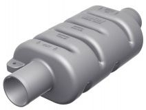 Vetus Plastic Muffler MP40 - Fixed 40mm Inlet - Exhaust Noise Reduction (DEMPMP40)