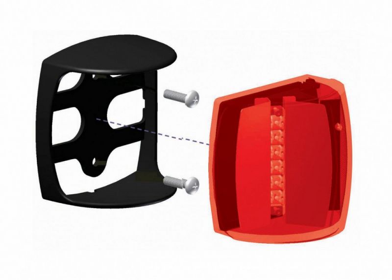 Hella Marine NaviLED PRO 2NM Port Light with Black Shroud - Multivolt 9-33V DC (2LT017460001) - Image 3