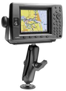 Ram Marine Electronics Mounting Bracket - Heavy Duty Long Arm (220mm) Suits 9 - 12 Inch For Chart or Depth Sounder Display Units RAM D-111U (109020) - Image 2