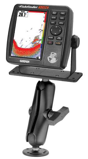 Ram Marine Electronics Mounting Bracket - Heavy Duty Long Arm (220mm) Suits 9 - 12 Inch For Chart or Depth Sounder Display Units RAM D-111U (109020) - Image 4