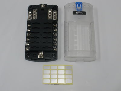 Blue Sea ST Blade Fuse Block - 12 Circuits - Incl. Negative Bus and Cover (BS5026) - Image 2