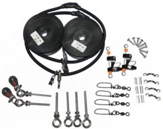 Reelax Stainless Rigging Kit - Kit of Components to Rig 1 Pair of Outrigger Poles 7.2 (RX72000)
