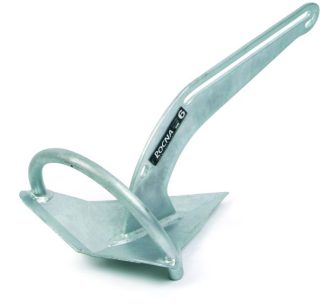 Rocna 4kg Rock Reef and Retrievable Anchor - Ideal for Vessels Ranging from 4m - 2 tonne / 6m - 0.5 tonne (RRR4)