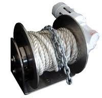 Muir DFF10 Free Fall Drum Winch -  1000W - Automatic Free Fall and Power Up and Down - Suits Most Boats 8-10 Metres (F331044)