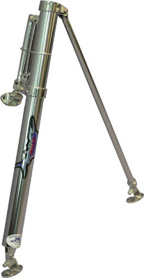 Reelax Mini 1000 Outrigger Bases - Suits Heavy Tackle Line Class up to 60kg (130lb) - 1000mm long tube - Matches with 47mm - 6.5m Poles (Pair) 6.5 ( RX65000)