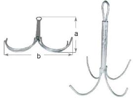 Folding Reef Anchor 8mm (146442)