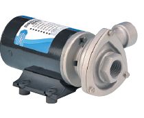 Jabsco Cyclone Circulation Pump - 24 Volt - 110LPM - 4.5 Amp - Stainless Head - High Flow, Long Life Centrifugal Pump - Not Self Priming - 50840-2024 (J40-168)