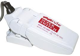 Rule SuperSwitch Float Switch - 12 or 24 Volt - Max 20 Amp - Makes Your Bilge Pump Automatic (RWB19)