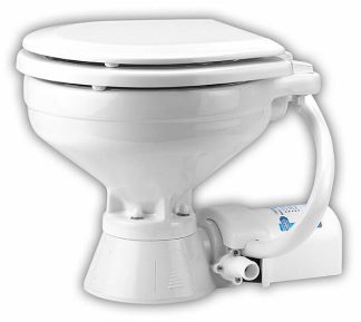 Jabsco Standard Electric Toilet - Series 37010 - 24 Volt - Standard Compact Bowl - Jabsco 37010-0096 (J10-106)