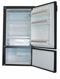 Nova Kool RFU8320 12-24 Volt - 206L - Upright Marine Fridge/Freezer - Danfoss BD50F Compressor - Suitable for Boats-Caravans-Motorhomes and RVs (RFU8320DC)