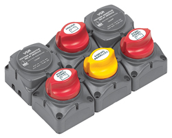 BEP Marinco Battery Switch Cluster with Digital VSR - 113688 (SUR 717-140A-DVSR)