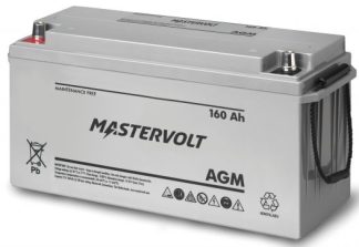Mastervolt - 12 Volt - 160Ah - Marine Dual Purpose Starting/Deep Cycle AGM Battery - 62001600 (111078)