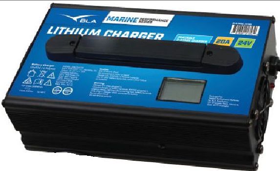 BLA Marine Performance Lithium Battery Charger 24V 20A - Purpose Built to Charge BLA Lithium Battery Charge Profile (111195)