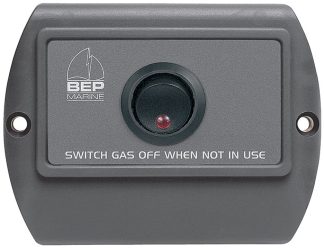 BEP LPG Gas Control Panel - 12VDC - Stand Alone Remote Gas Shut Off Switch - Optional Gas Solenoid Shutoff - 600-LPG (113134)