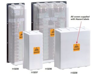 BEP Marinco Contour AC Panel Back Cover - Suits 1 Column of 8-12 Breakers with Metre - 113235 (BC-FM1)