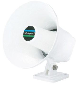 Shakespeare Extended Hailer Speaker - 5" Plastic Horn Speaker - Suits VHF Radios with External Output (117136) HS-5