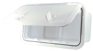 Small Storage Locker With Half Lid  - Luran® - 382 x 285mm Overall (173246)