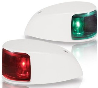 Hella Marine NaviLED Deck Mount Port/Starboard 2NM White Shroud / Coloured Lens (2LT980620811)