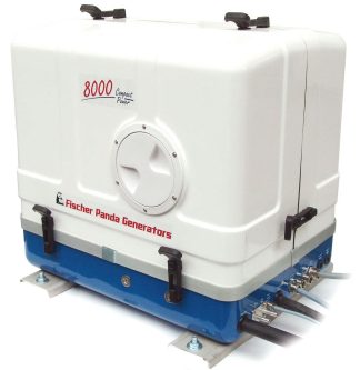 Fischer Panda Premium Series 8000 PMS Marine Generator - 8kVA (6.8kW) - 230VAC-50Hz - Fixed Speed Diesel - Remote Control - 3D Sound Insulation (337025)
