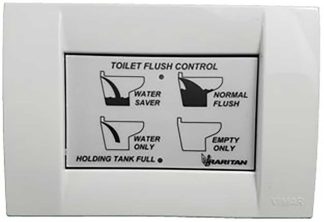 Raritan Smart Toilet Control - Suits Most 12V and 24V Toilets with Separate Water Supply - Fresh or Salt Water (4188610)