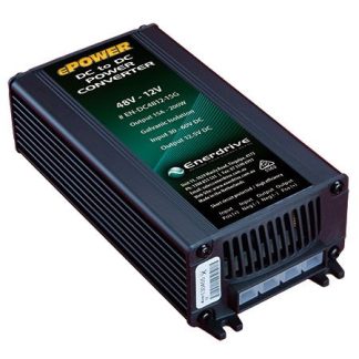 Enerdrive DC to DC Converter 48V-12V/15A with Galvanic Isolation on Input and Output Terminals - 30-60VDC Input - 12.5VDC @ 15A Output (EN-DC4812-15G)