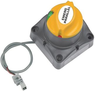 BEP Marinco Dual Operation Mini Battery Switch and VSS - Remote Operated (On/Off) - 12 Volt - 275A Cont - 455A Int - 1250A Crank - 113672 (SUR 701-MDVS)