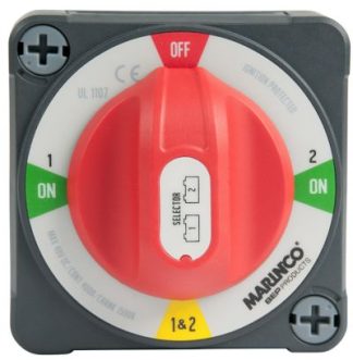 BEP Pro Installer 400A Battery Selector Switch (1/2/Both/Off) - EZ Mount System - 400A Continuous - 600A Intermittent - 1500A Cranking - 114083 (SUR 771-S-EZ)
